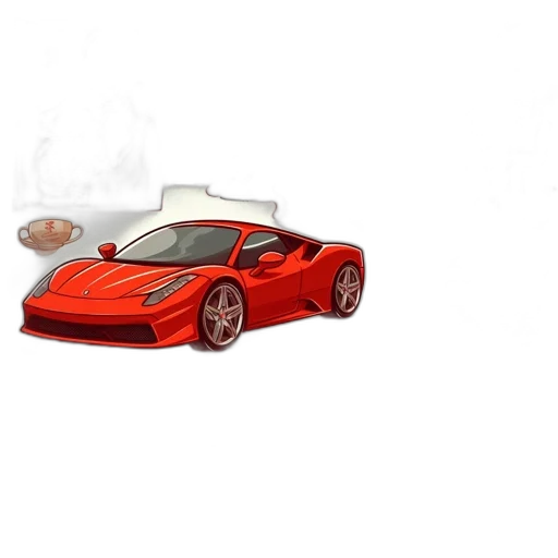car, weapon, 3d render, concept art transparent PNG cut-out