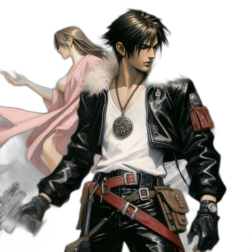 jacket, concept art, comic book art, fantasy art transparent PNG cut-out