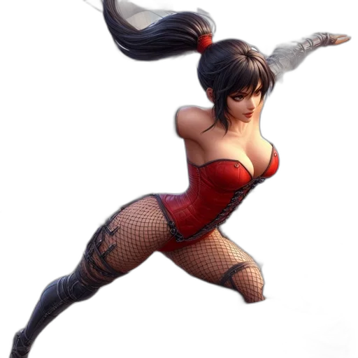 concept art, comic book art, fantasy art, 3d render transparent PNG cut-out