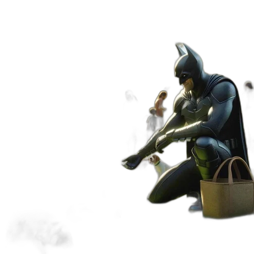 concept art, 3d render, comic book art, person transparent PNG cut-out