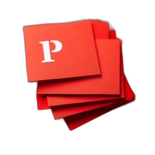 3d render, photorealistic, red, series transparent PNG cut-out
