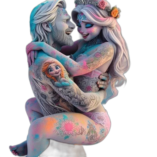 concept art, fantasy art, photorealistic, 3d render transparent PNG cut-out