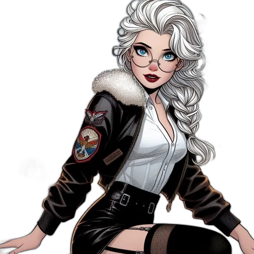 jacket, comic book art, cartoon, concept art transparent PNG cut-out