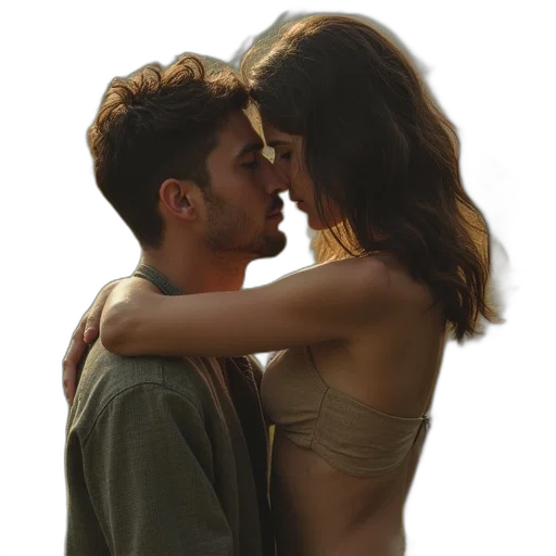 photorealistic, oil painting, fire, beach transparent PNG cut-out