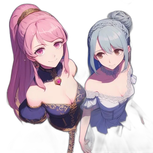 crown, dress, staff, weapon transparent PNG cut-out
