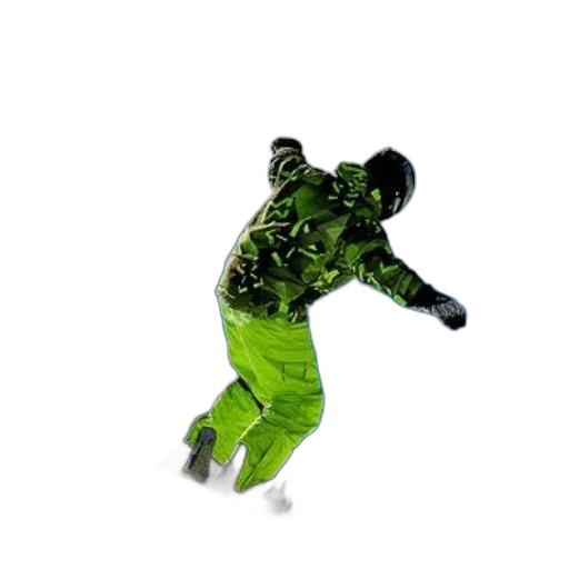 jacket, staff, animal, creature transparent PNG cut-out