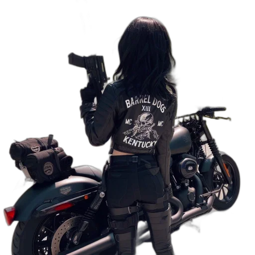 jacket, weapon, concept art, photorealistic transparent PNG cut-out