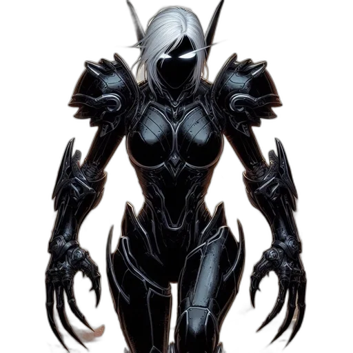 robot, creature, mask, weapon transparent PNG cut-out