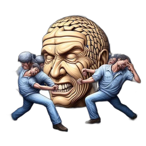 mask, face, staff, creature transparent PNG cut-out