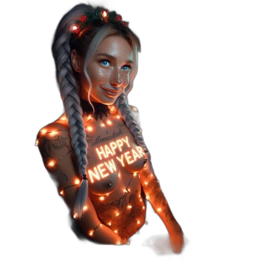 robot, jewelry, cyberpunk, 3d render transparent PNG cut-out
