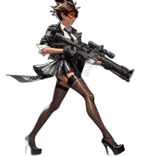 weapon, staff, concept art, cyberpunk transparent PNG cut-out