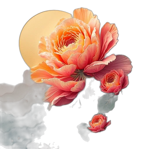 flower, crown, jewelry, face transparent PNG cut-out
