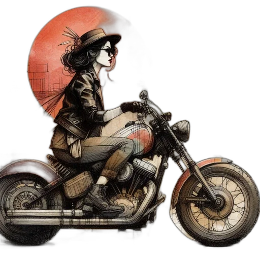 jacket, comic book art, concept art, fantasy art transparent PNG cut-out