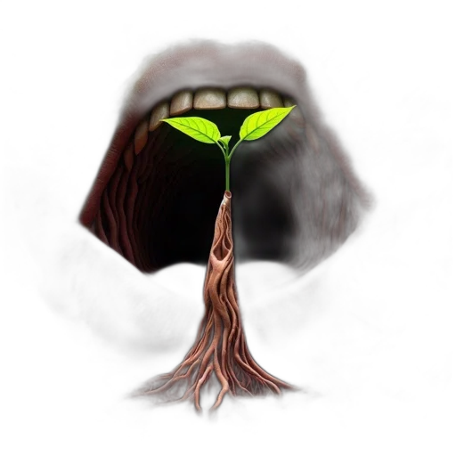tree, creature, staff, mask transparent PNG cut-out