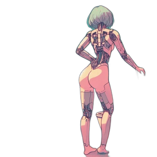 robot, dress, mask, creature transparent PNG cut-out