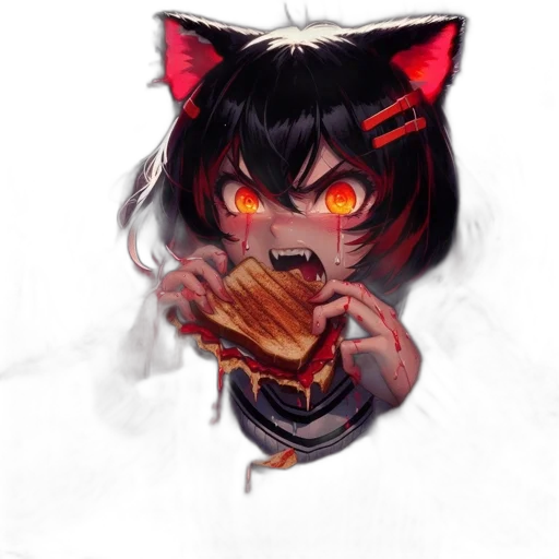 food, creature, face, animal transparent PNG cut-out