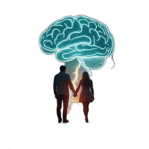umbrella, concept art, book, brain transparent PNG cut-out