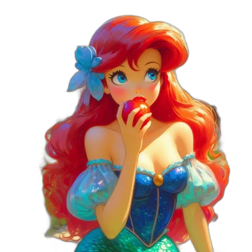 dress, crown, 3d render, concept art transparent PNG cut-out