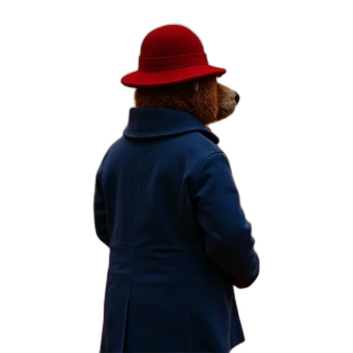 hat, jacket, staff, dress transparent PNG cut-out