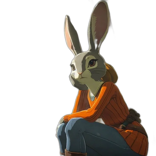 animal, jacket, mask, staff transparent PNG cut-out