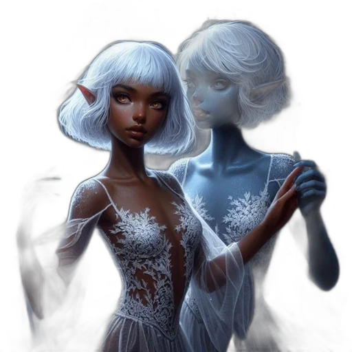 dress, fantasy art, concept art, photorealistic transparent PNG cut-out