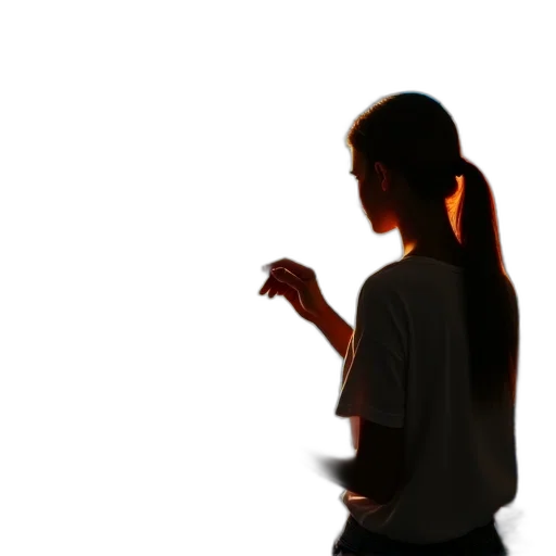 face, staff, jewelry, hair transparent PNG cut-out