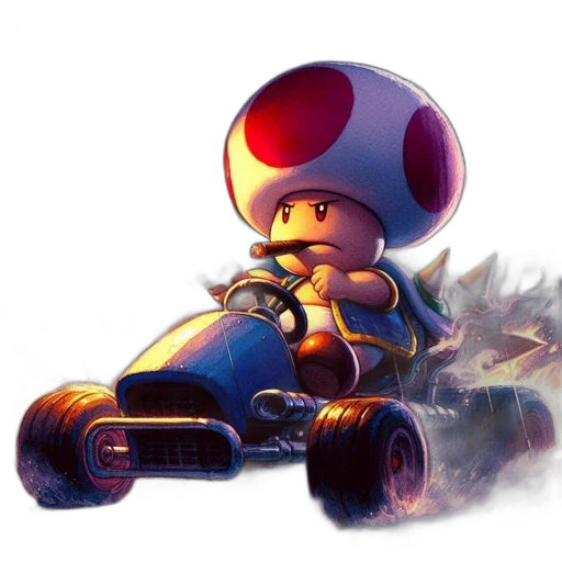 car, robot, concept art, pixel art transparent PNG cut-out
