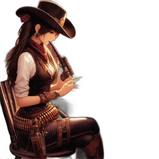 hat, staff, jewelry, fantasy art transparent PNG cut-out