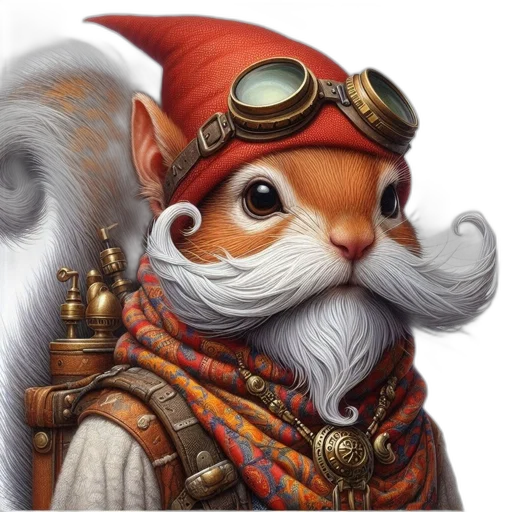 staff, animal, hat, dragon transparent PNG cut-out