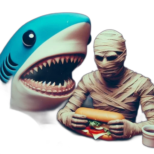 food, creature, mask, concept art transparent PNG cut-out