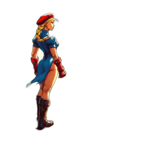 dress, staff, weapon, hat transparent PNG cut-out