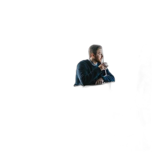 jacket, staff, face, robot transparent PNG cut-out