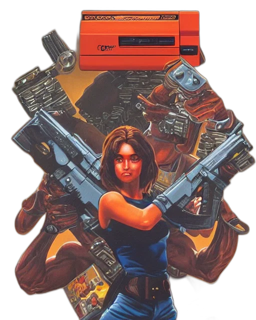 weapon, robot, cyberpunk, concept art transparent PNG cut-out