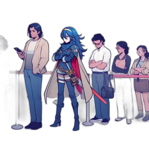 staff, sword, robot, concept art transparent PNG cut-out
