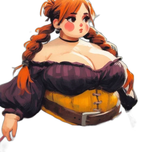 dress, jacket, staff, crown transparent PNG cut-out