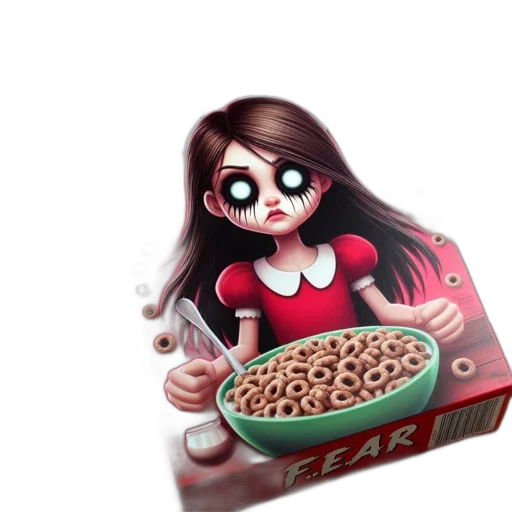 food, cartoon, 3d render, comic book art transparent PNG cut-out