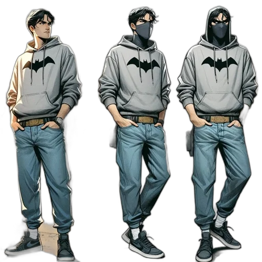jacket, comic book art, concept art, cartoon transparent PNG cut-out