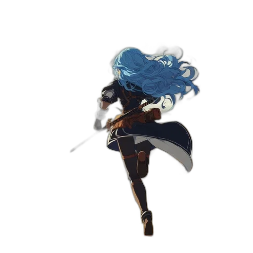 staff, sword, weapon, hair transparent PNG cut-out