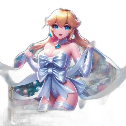 dress, robot, weapon, staff transparent PNG cut-out