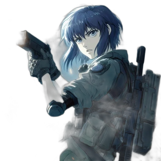 weapon, anime, concept art, pixel art transparent PNG cut-out