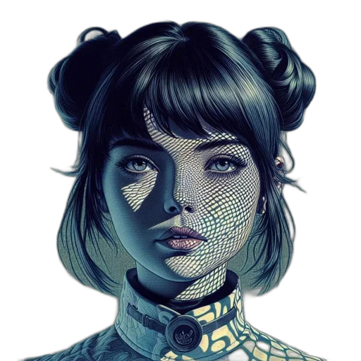 mask, face, robot, dress transparent PNG cut-out