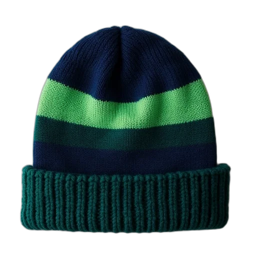 hat, crown, 3d render, green transparent PNG cut-out