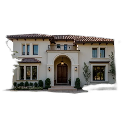 building, 3d render, photorealistic, earth tones transparent PNG cut-out
