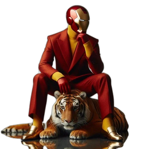 mask, animal, concept art, 3d render transparent PNG cut-out