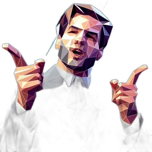 face, concept art, pixel art, photorealistic transparent PNG cut-out
