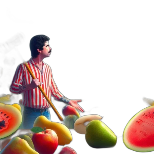 food, photorealistic, concept art, watercolor transparent PNG cut-out