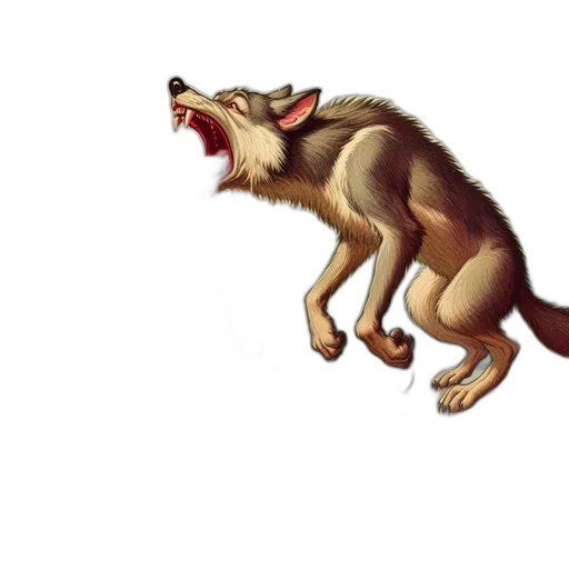 animal, creature, concept art, watercolor transparent PNG cut-out