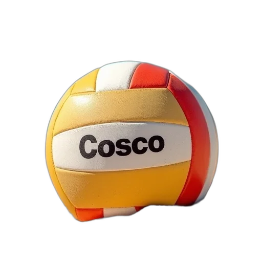 3d render, beach, volleyball, ball transparent PNG cut-out
