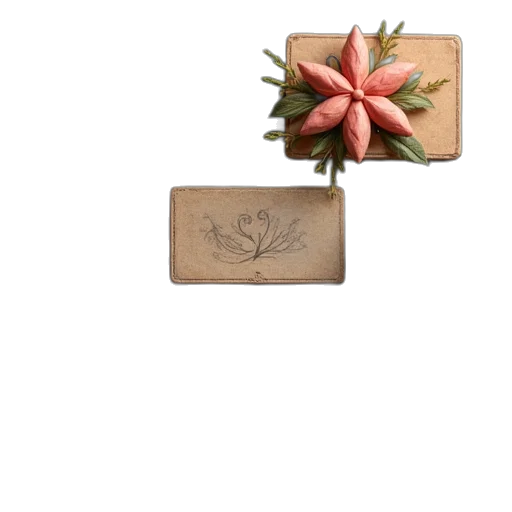 flower, jewelry, 3d render, photorealistic transparent PNG cut-out