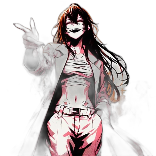 mask, creature, concept art, anime transparent PNG cut-out